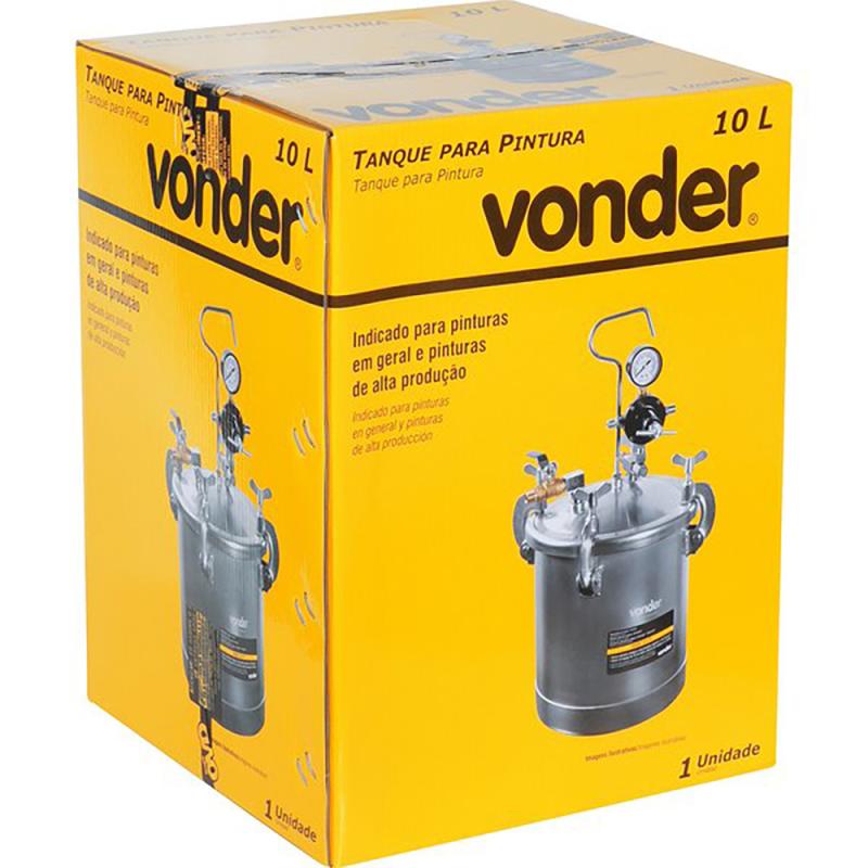 Miniatura Tanque de Pressão 10 Litros para Pintura VONDER
