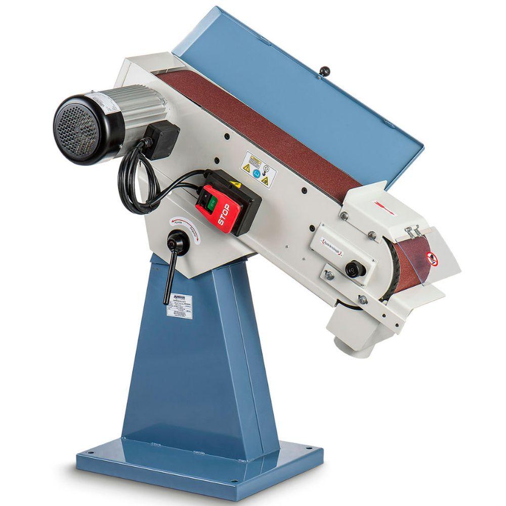 Lixadeira De Cinta Industrial, Lixa: 150 X 2.000mm, 33 Mts/segundo, (220v-trif)