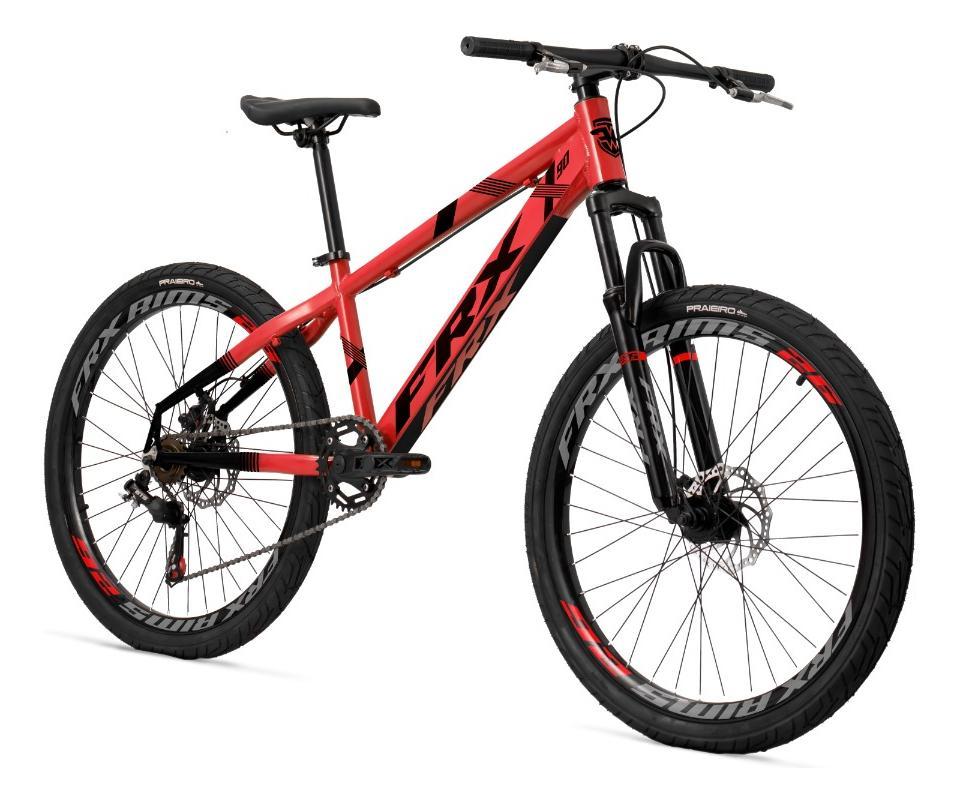 Miniatura Bicicleta Frx X90 Aro 26 Freeride Coroa Unica Red 14