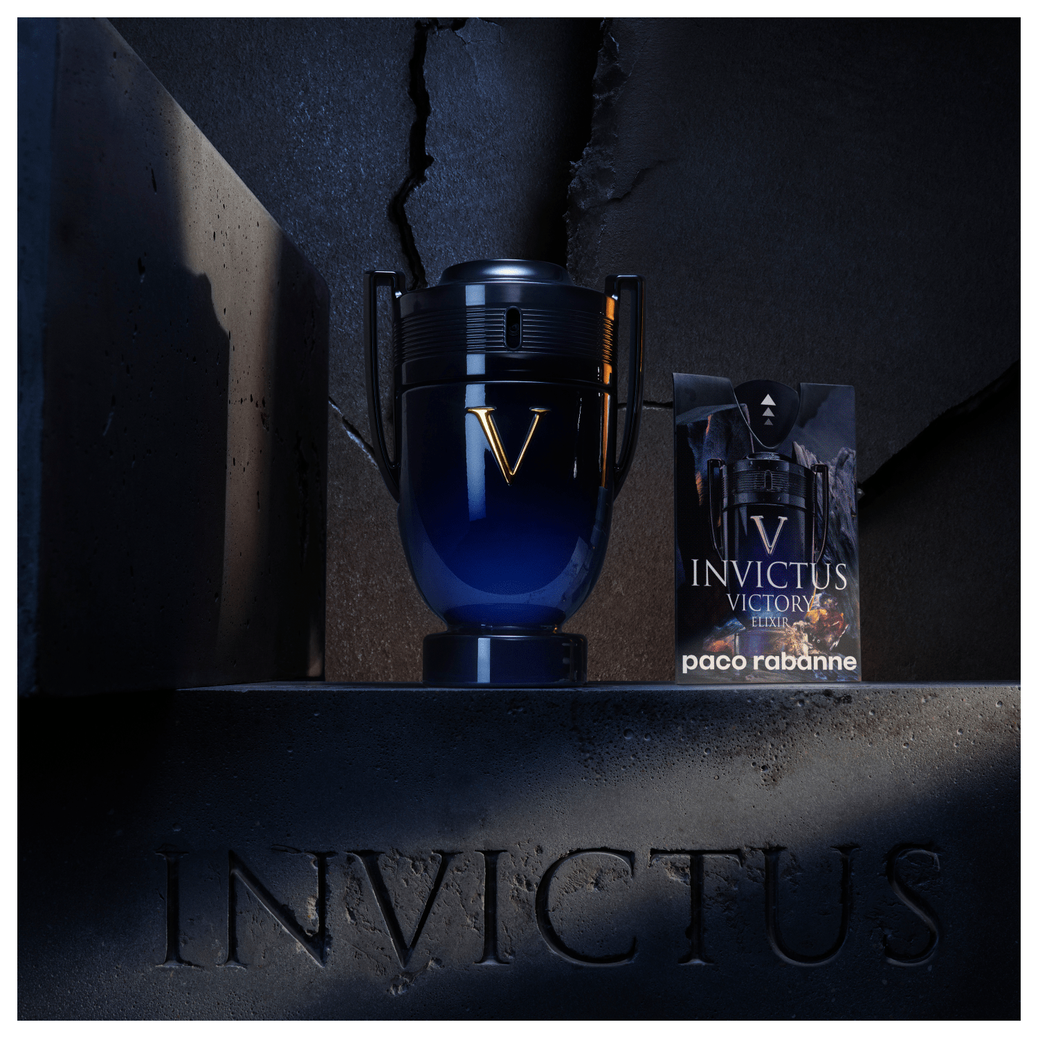 Miniatura Invictus Victory Elixir Paco Rabanne Parfum Intense - Perfume Masculino 200ml