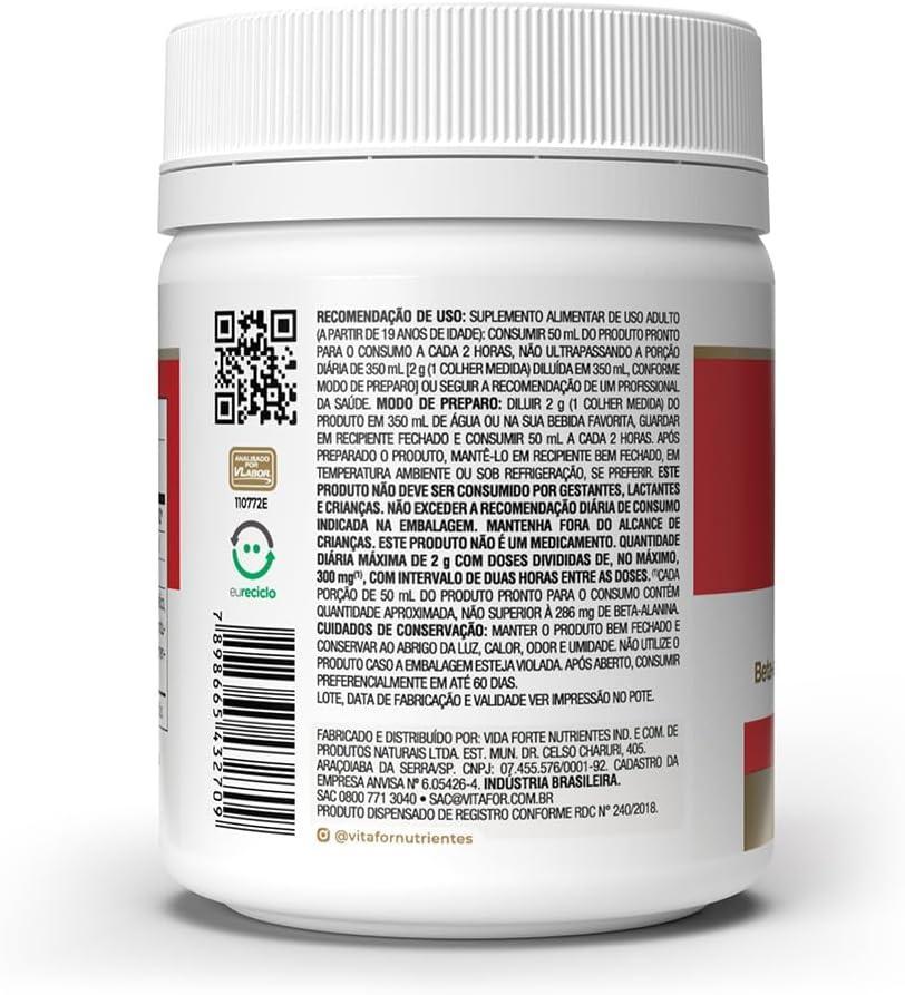 Miniatura Beta Alanina (120G) Vitafor