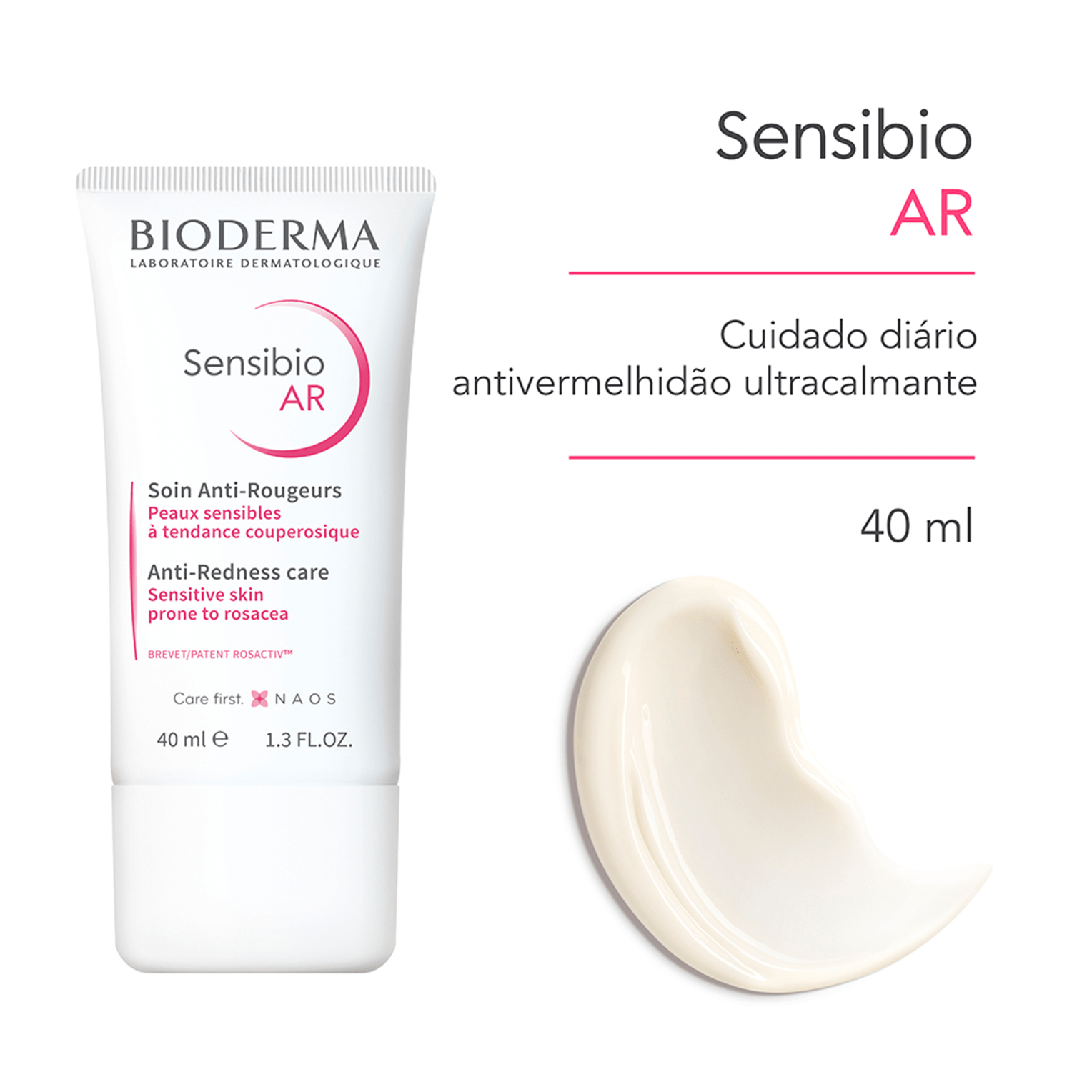 Miniatura Bioderma Sensibio AR - Creme Hidratante Facial 40ml
