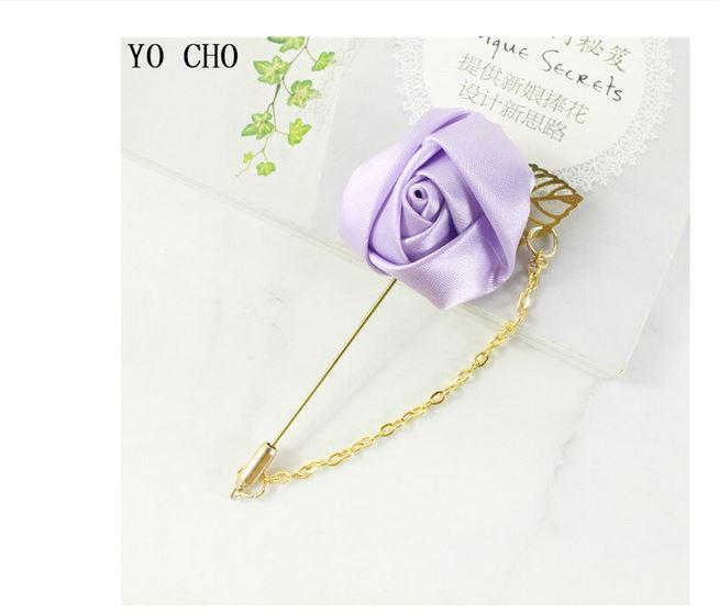 Miniatura Lapela Broche De Tecido Terno Casamento Noivo Padrinho Flor
