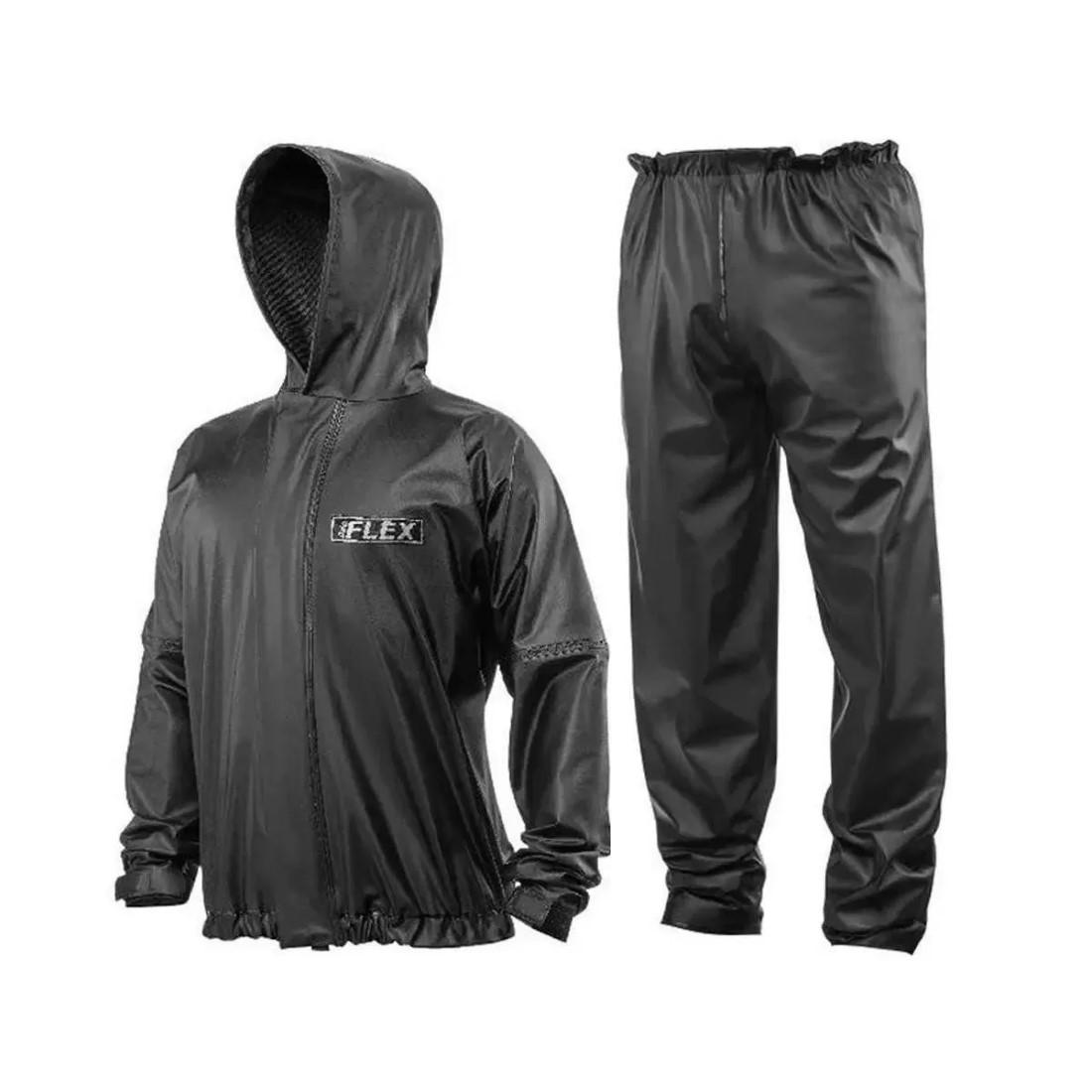 Miniatura Capa De Chuva Motoqueiro Pvc Delta Flex M + Elastico Aranha