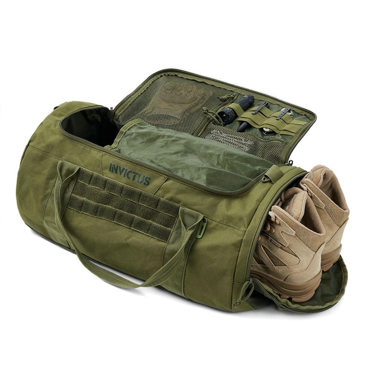 Miniatura Mala Duffel Bag Discovery Verde Oliva Bolsa 34L Invictus