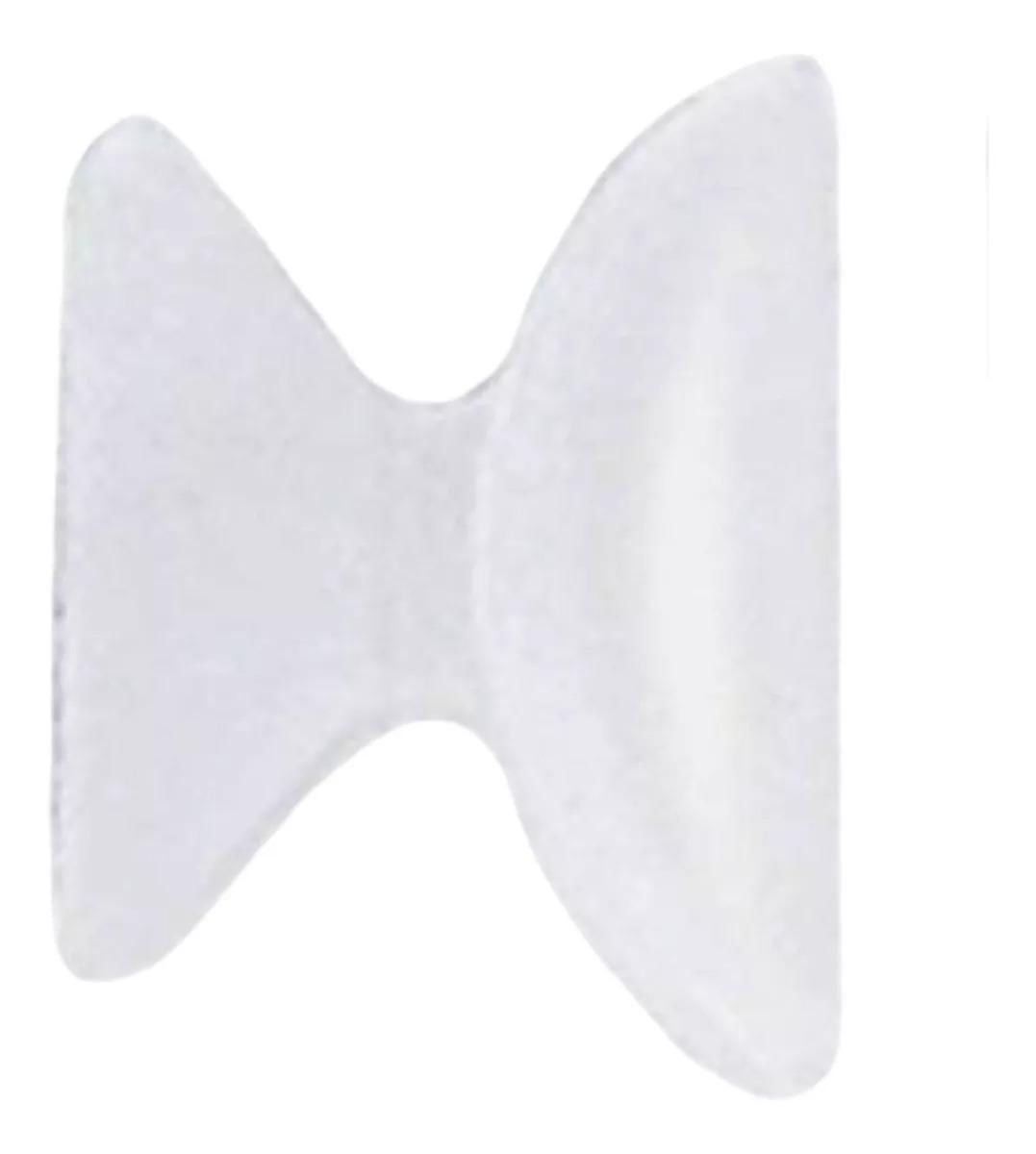 Plaqueta Silicone Acetato Óculos Preta Lua 3,5mm