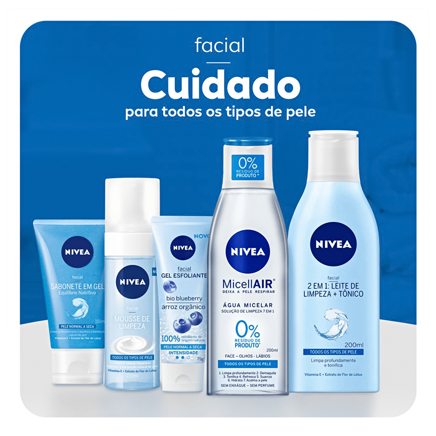 NIVEA Refrescante - Gel Esfoliante Facial 75ml