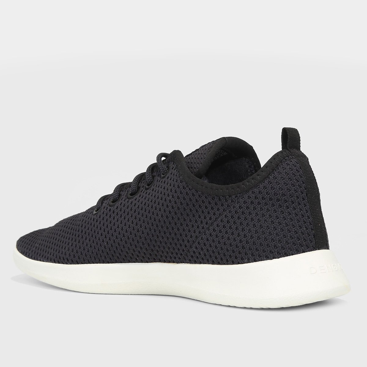 Miniatura Tênis Denovo Shoes Rio Masculino Preto+Branco - 39