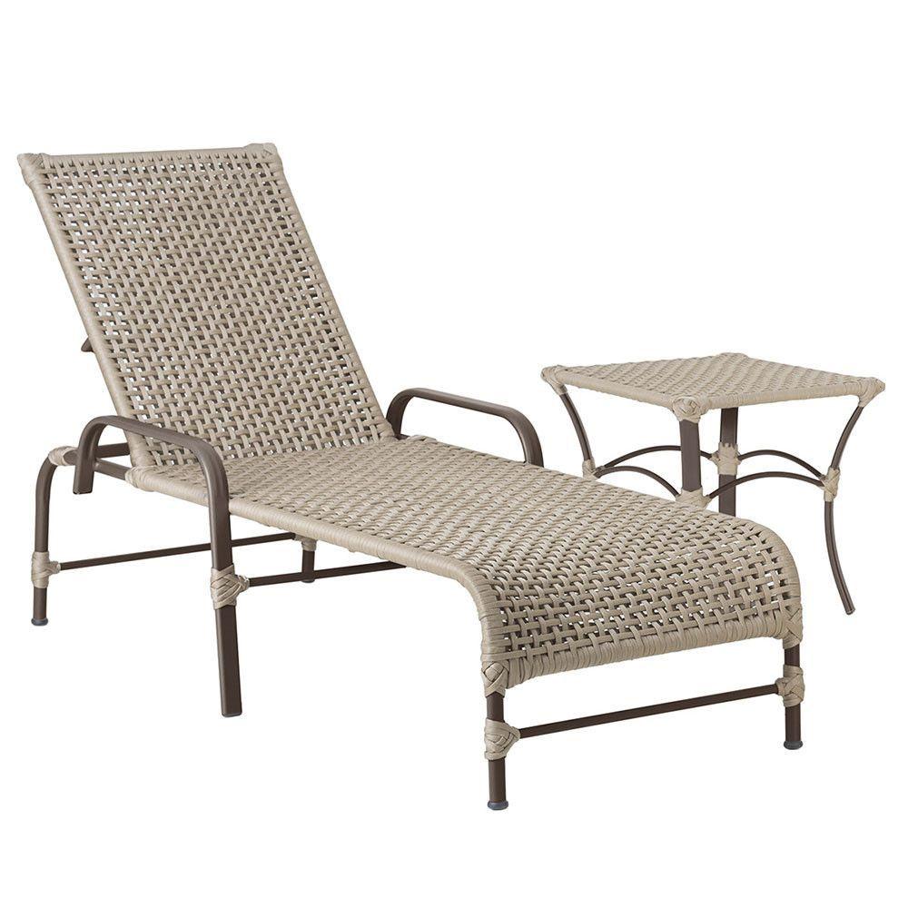 Miniatura Espreguiçadeira Catar Mesa Corda Náutica Piscina Trama Rami