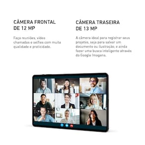 Tablet VAIO TL12 12.6” Android 15 256GB Octa-Core Wi-fi 5G 13MP Teclado Inteligente VAIO PEN Preto