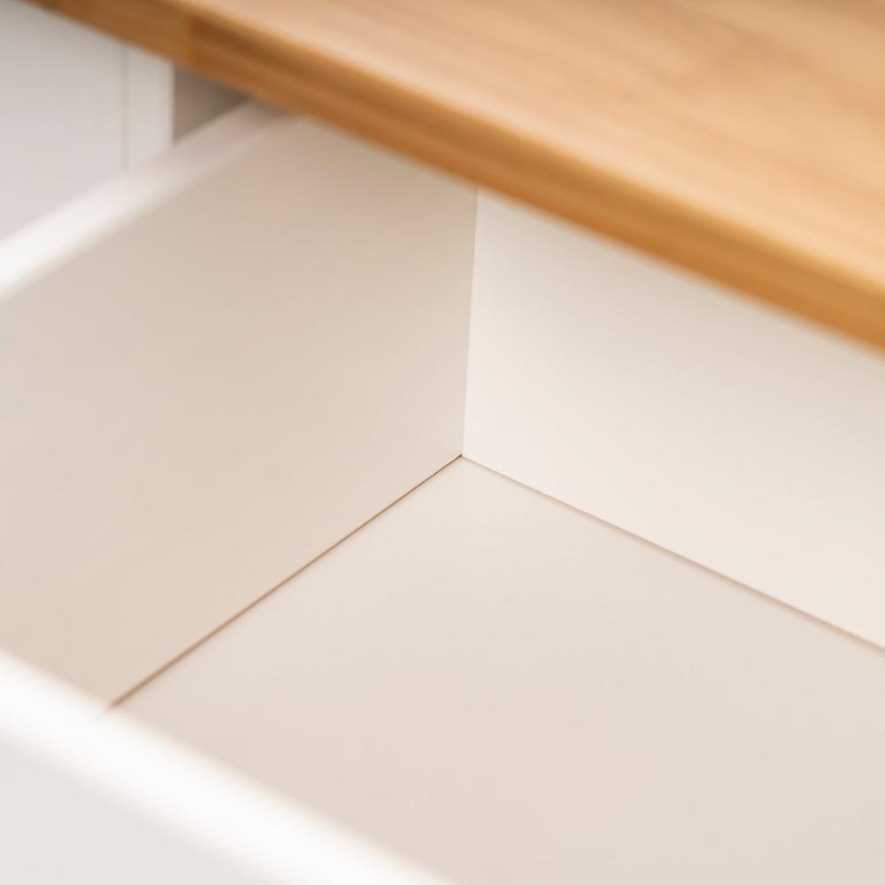 Buffet 2 Portas 3 Gavetas Madeira Maciça Vanilla CabeCasa MadeiraMadeira Amêndoa/Branco