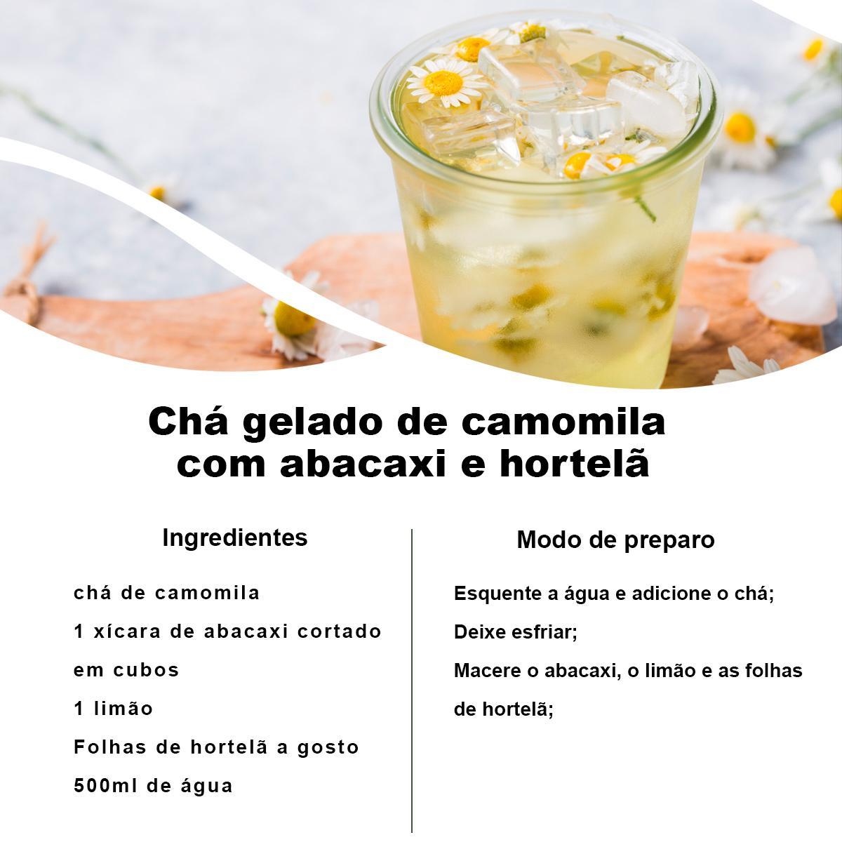 Chá De Camomila Flor - Matricaria Recutita L. - 100G