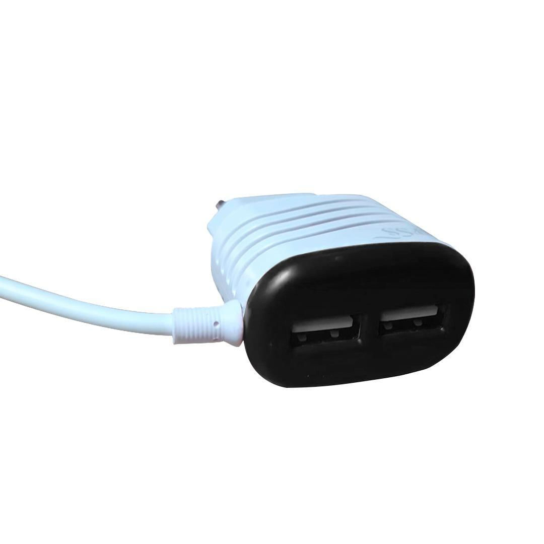 Miniatura Kit 10 Carregadores Turbo Celular Cabo Saída: 5V/2.4 2-Usb