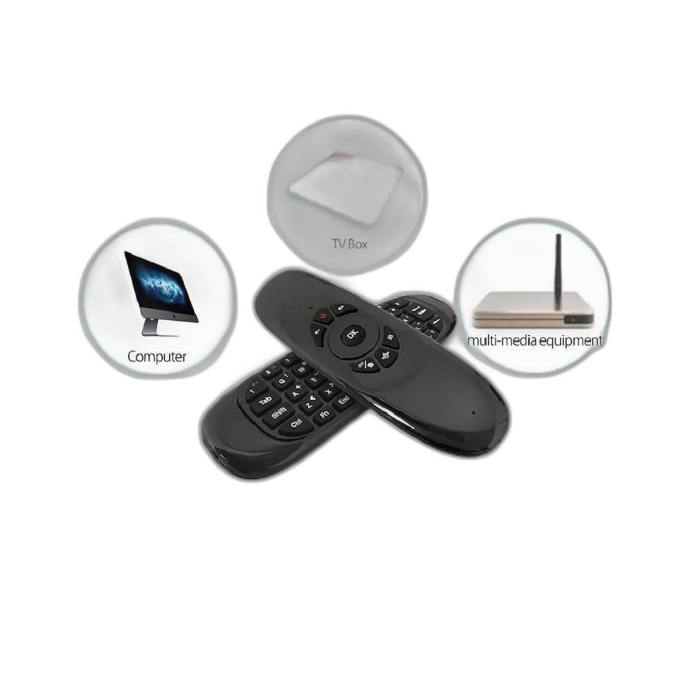 Controle Mini Teclado Air Mouse Wireless Sem Fio Android Tv