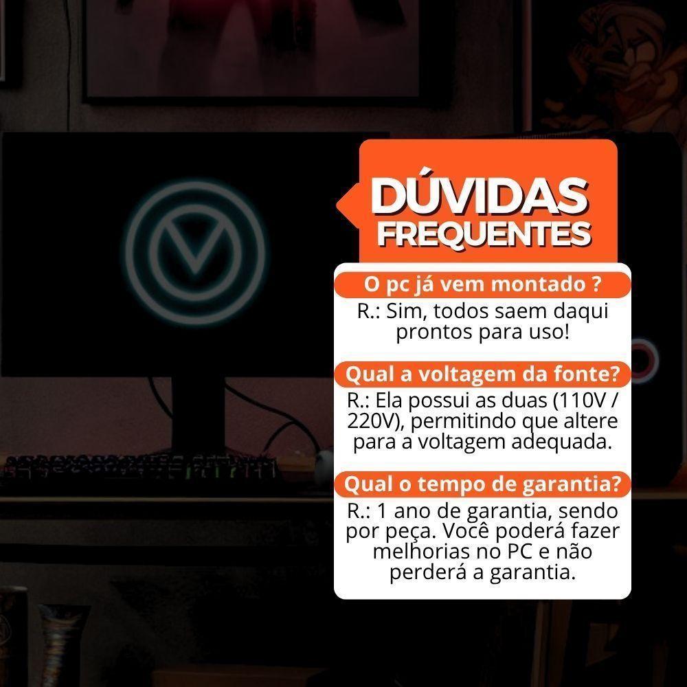 Miniatura Computador Pc Gamer Tob Intel Core I7 Ssd 240gb 16gb Windows 10 Pro Trial