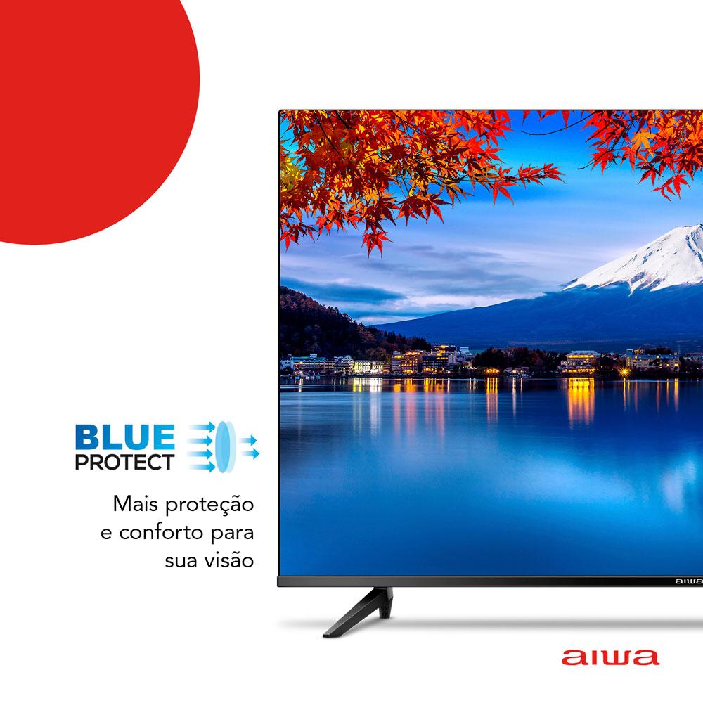 Smart TV Led 50" WiFi AWSTV50BL02A Aiwa Preta