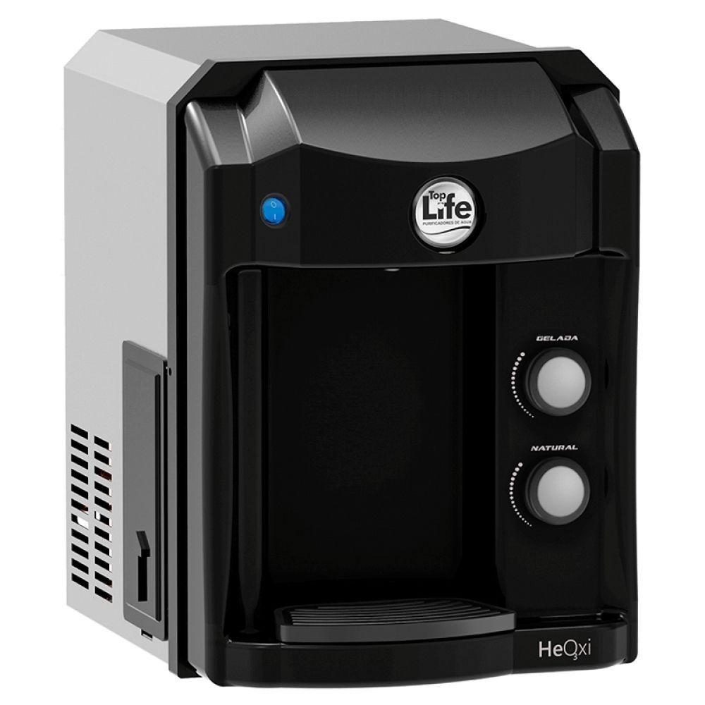 Miniatura Purificador De Água Alcalina Ionizada Com Ozônio Gelada Preto 127V - Top Life