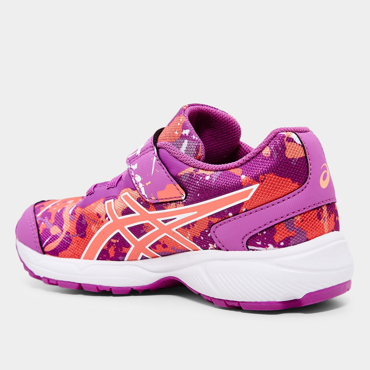 Miniatura Tênis Infantil Asics Fantasy 4 Ps Roxo+Branco - 26