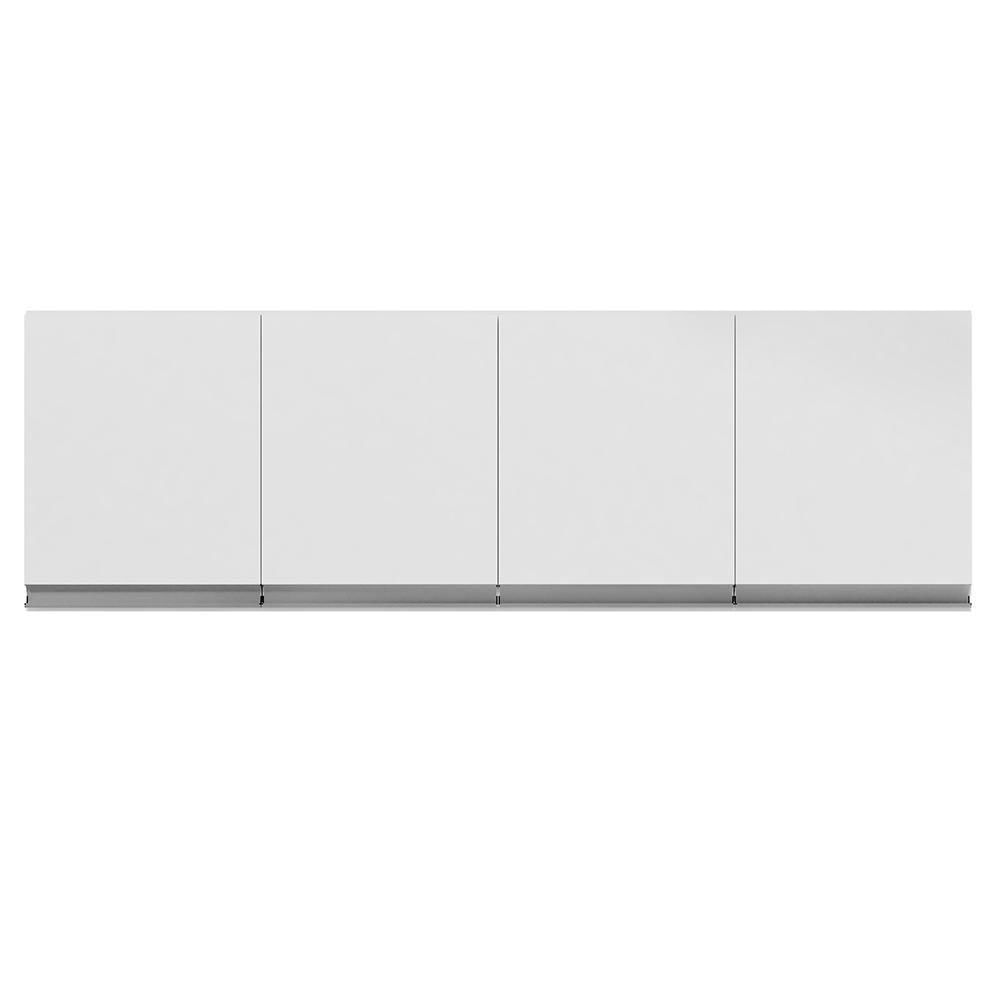 Miniatura Armário Aéreo Andréia 160cm 4 Portas Branco - Ajl Móveis Branco