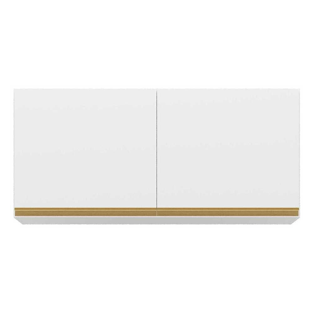 Miniatura Armário Aéreo Cozinha 120cm 2 Portas Veneza Branco