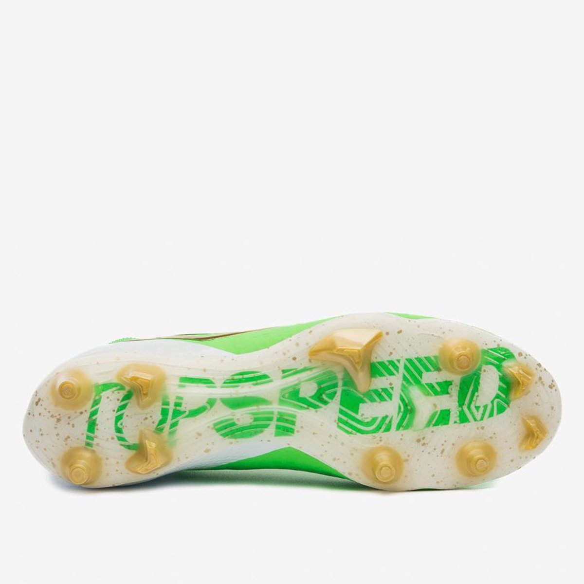 Miniatura Chuteira Campo Umbro Adamant Top Speed Unissex Verde+Branco - 38