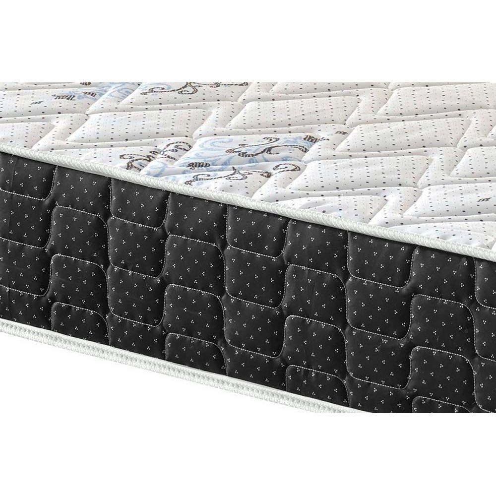 Miniatura Cama Box Baú Queen: Colchão Anatômico Anjos D28 - Ag65 Ortoline + Base Crc Suede Brown(158x198)