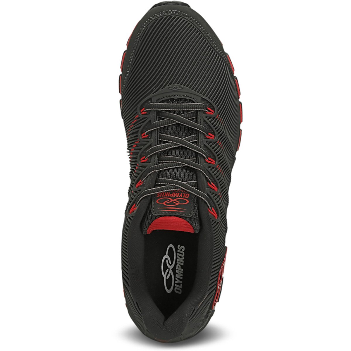 Miniatura Tênis Olympikus Dynamic Masculino Preto+Vermelho - 40
