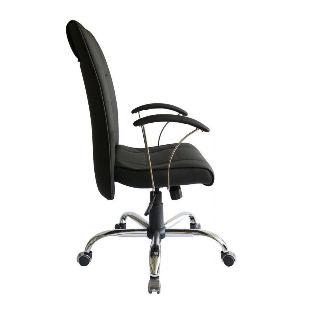 Miniatura Cadeira Presidente Ergonômica Linha Vivara Preto