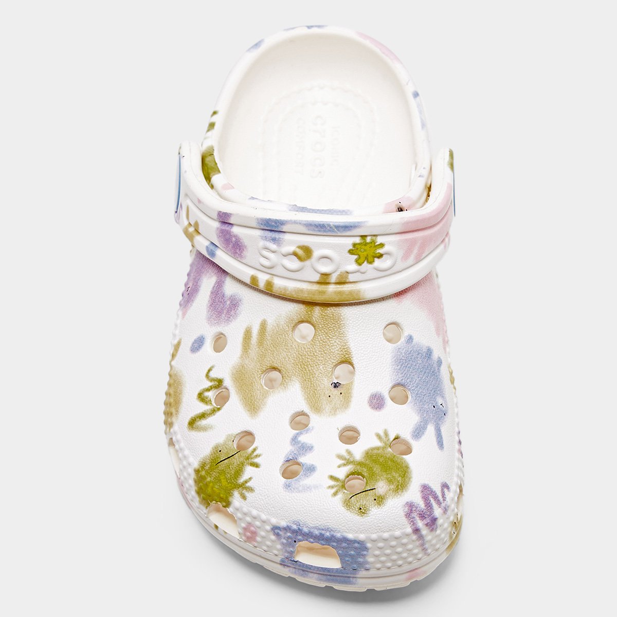 Miniatura Crocs Infantil Pastel Pets Clog K Menina Branco - 29