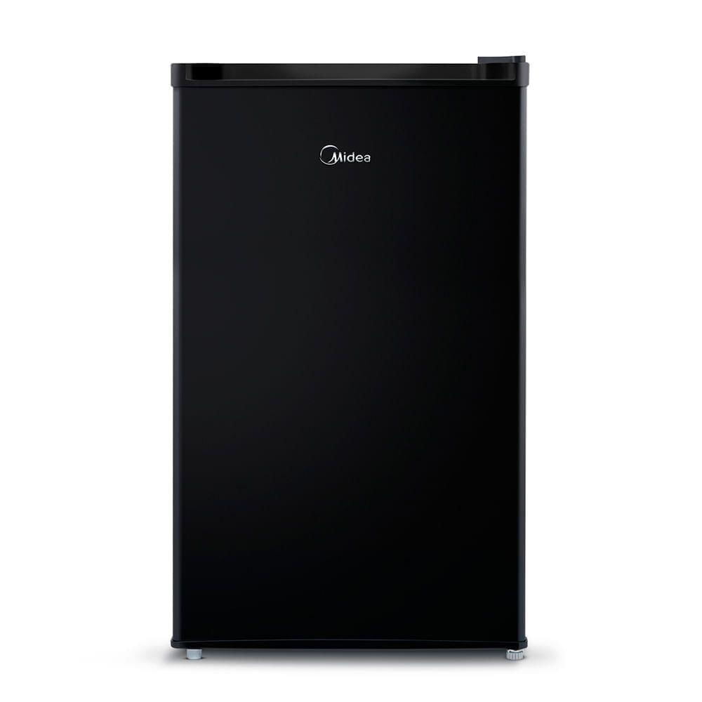 Miniatura Frigobar Midea Black Edition Preto 124 Litros MRC12B1-B 110V