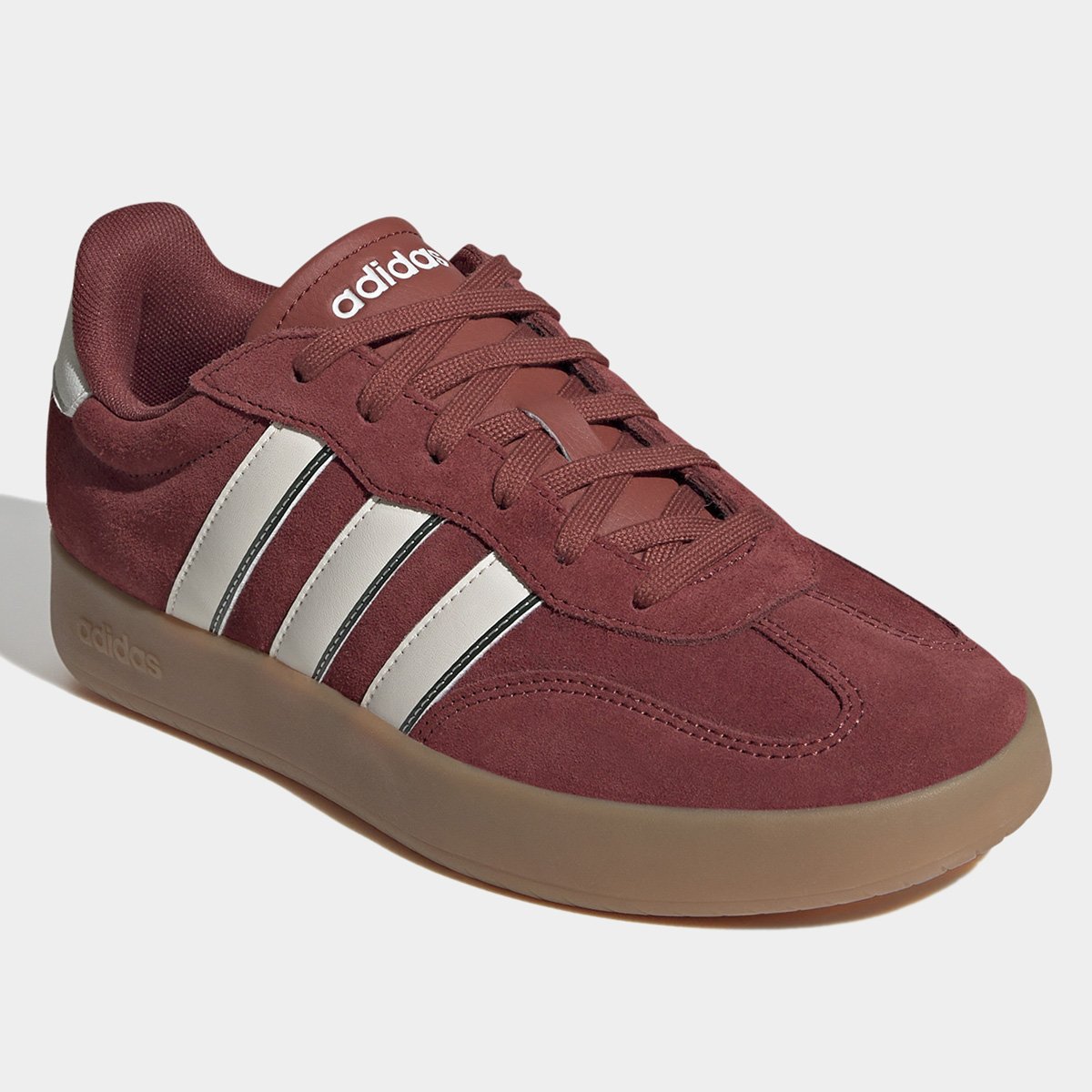 Miniatura Tênis Adidas Barreda Masculino Vermelho+Branco - 38