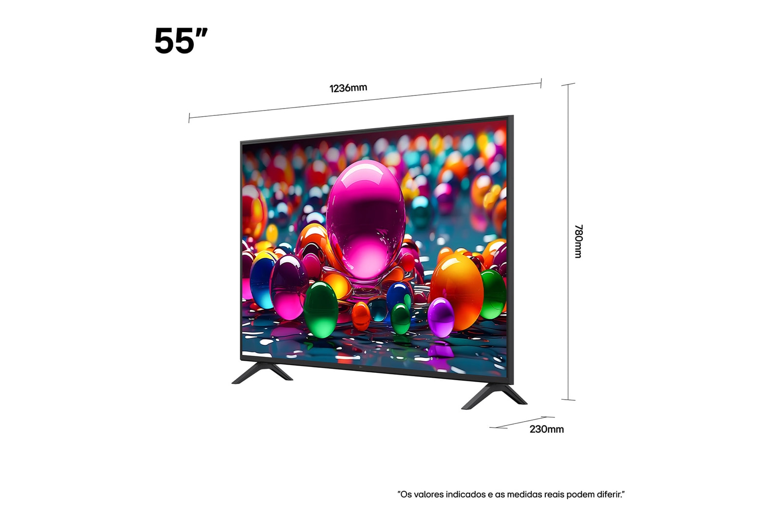 Smart TV LG 55" UHD AI Gaming A7 Gen8 webOS 25 - 55UA8550PSA Smart TV LG 55" UHD AI Gaming α7 Gen8 webOS 25 - 55UA8550PSA