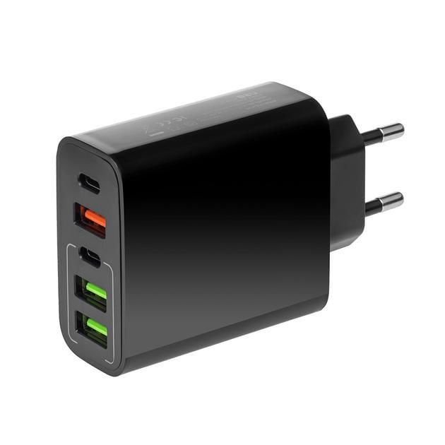 Miniatura Carregador Turbo Pd 65W 5 Em 1 Fast Charge 3X Usb-A 2X Usb-C