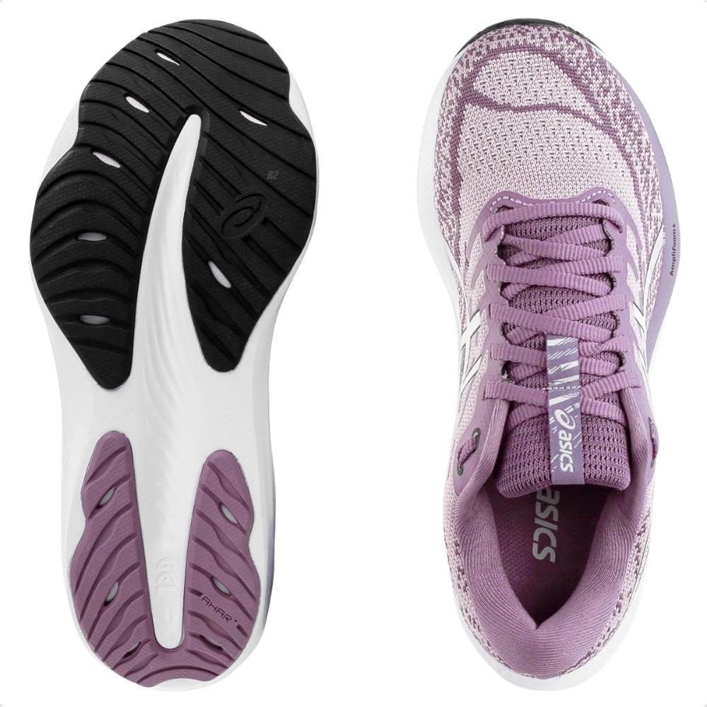 Miniatura Tênis Asics Gel Nagoya 7 Feminino Rosa / Lilas - 35
