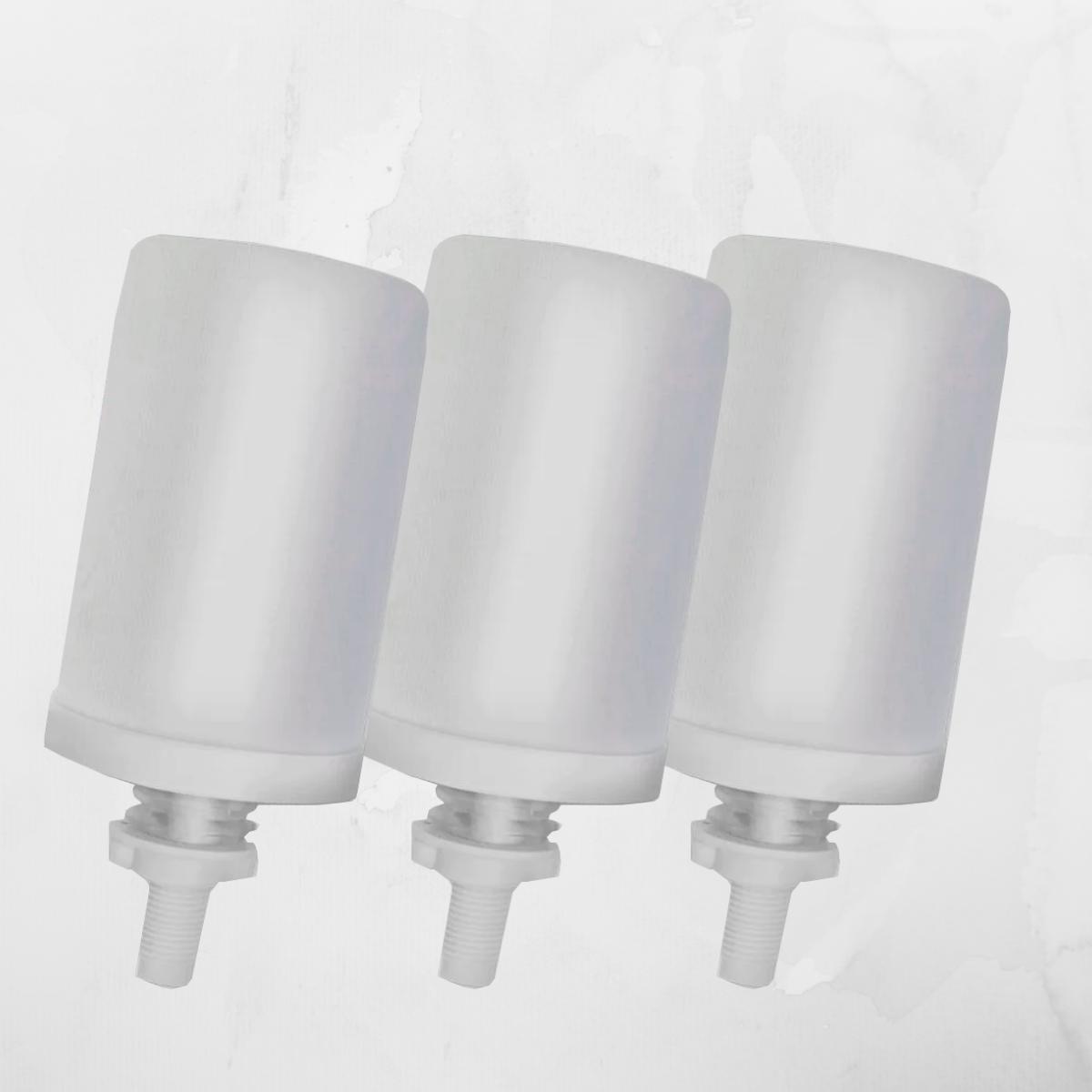 Miniatura Vela Declorante  Para Filtro De Barro - 3 Unidade 4 - 1, lt/hr