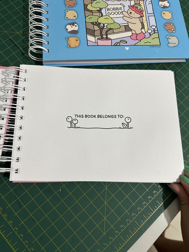 Miniatura Livro Colorir Bobbie Goods Capa Dura 50 Páginas Boobie Goods