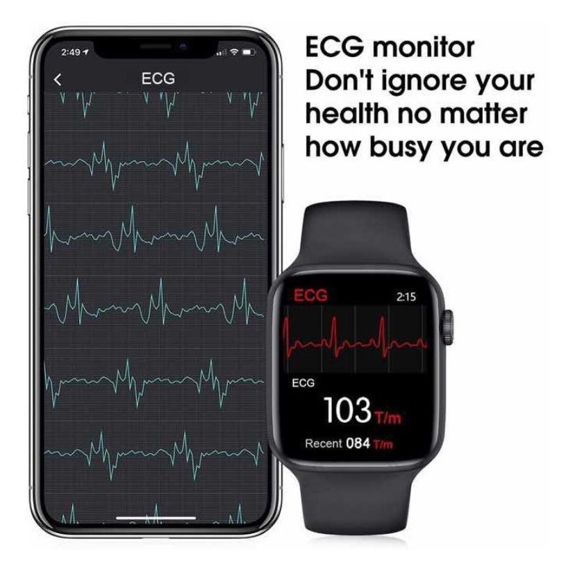 Miniatura Smartwatch Iwo12 Lite Pro Serie 6 Feminino Masculino Top Nfe Homologação: 43571603030