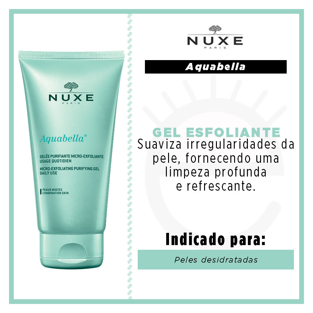 Miniatura Gel Esfoliante Facial Nuxe Paris - Aquabella 150ml