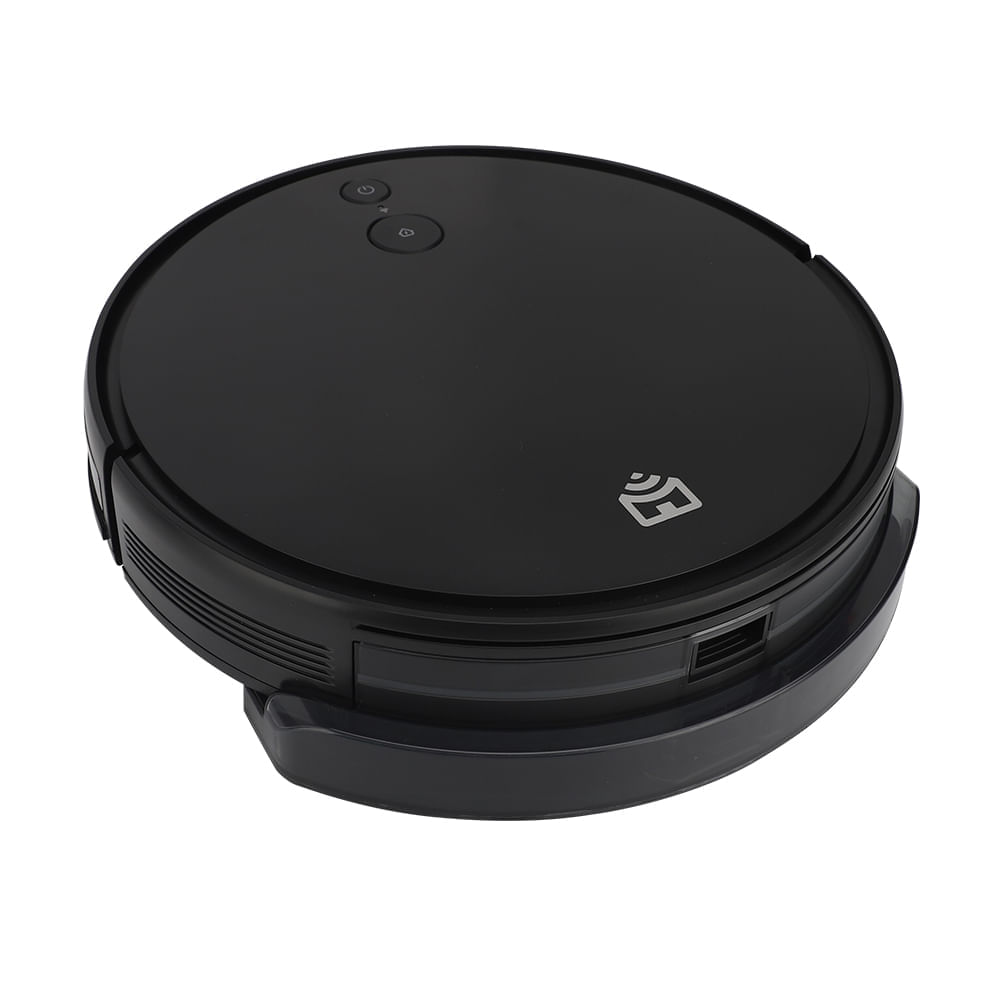 Miniatura Smart Robô Aspirador Wi-Fi PRA600 Positivo Casa Inteligente, Aspira, Passa Pano, Retorna à Base