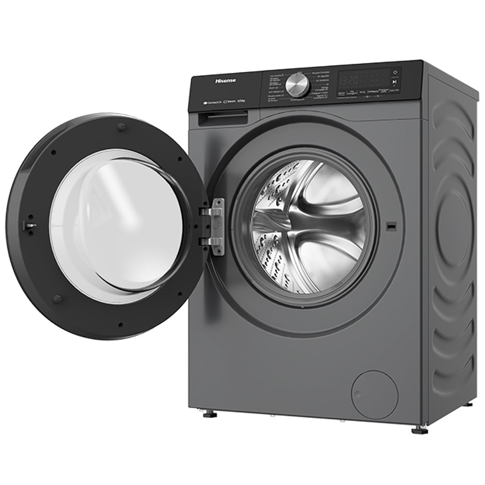 Miniatura Lava e Seca 13Kg Hisense Titanium com 13 Programas de Lavagem, Steam, Wi-Fi - WD3S13 110