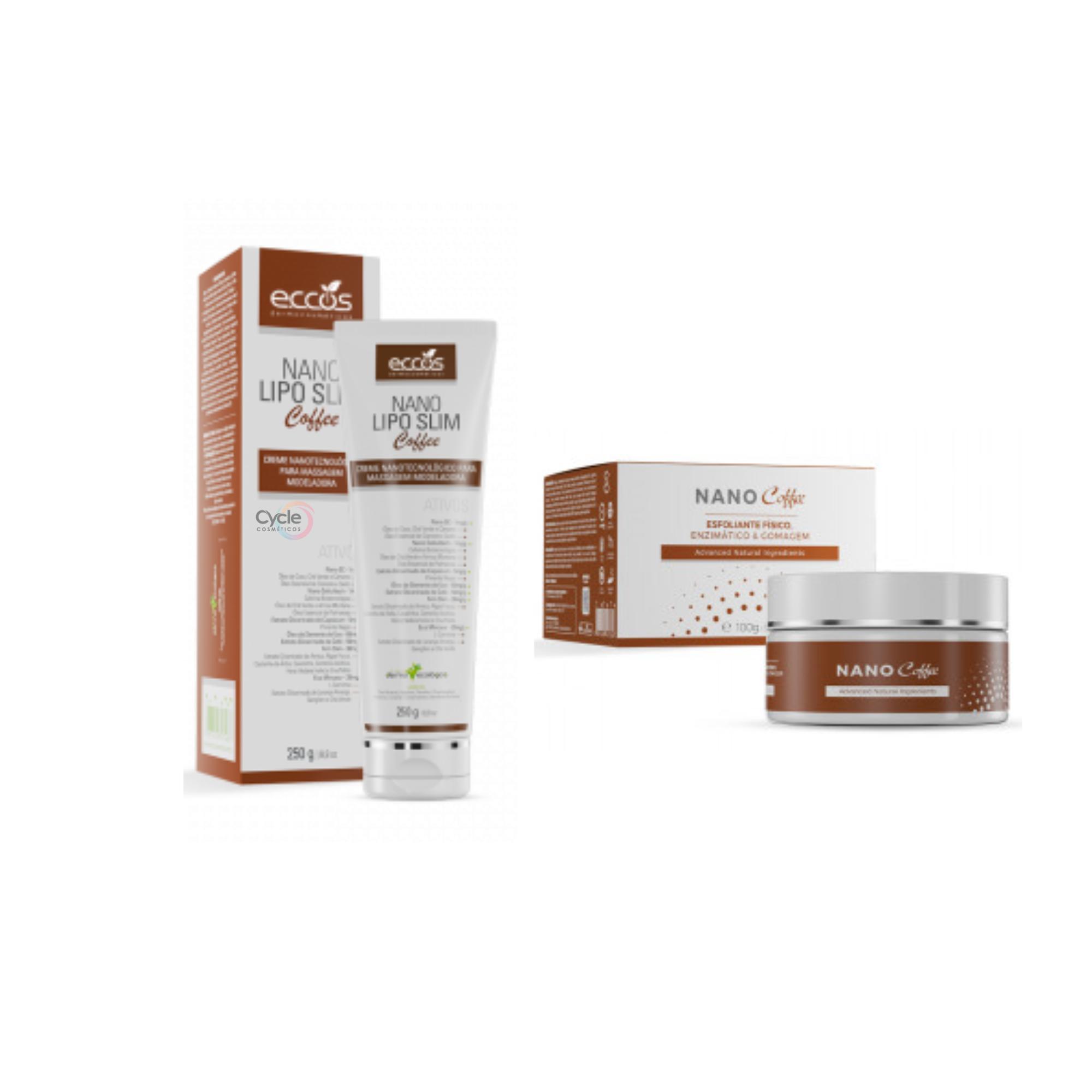 Miniatura Nano Lipo Slim Coffee 250G + Nano Coffee 100G Eccos