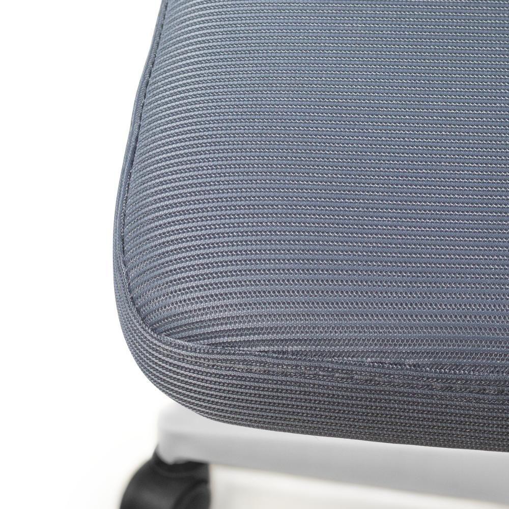Kit 2 Cadeiras De Escritório Giratória Mônaco Com Relax E Regulagem De Altura - Cinza