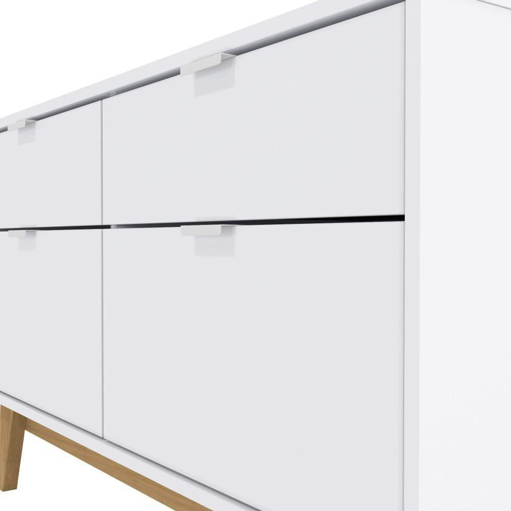 Miniatura Aparador Kappesberg 2 Portas 2 Gavetas Branco/Itapuã