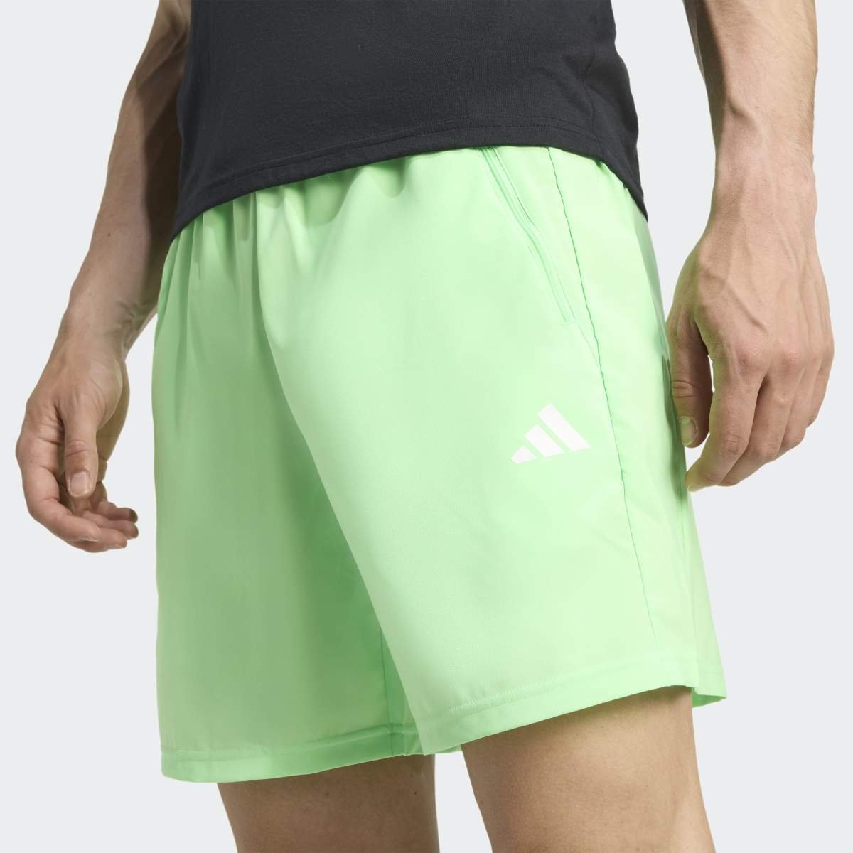 Miniatura Short Adidas Essentials Masculino Verde+Branco - G