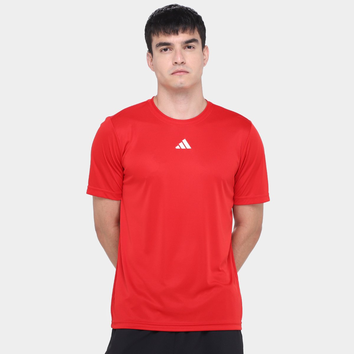 Miniatura Camiseta Adidas Treino Básica Masculina Vermelho - G