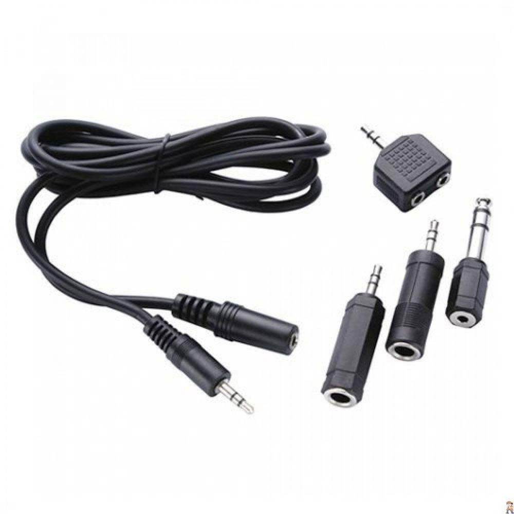 Miniatura Kit Adaptador Cabo P2 St+j2 St 1,80m Com 4 Adaptadores