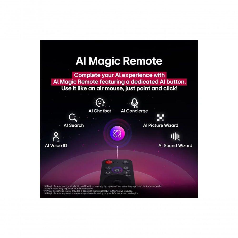 TV LG 4K UHD AI 65 UA75 2025 - a7 Gen8 HDR10 Pro e WebOS 25 Bivolt