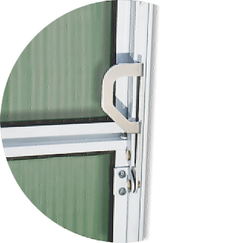 Miniatura Janela de Aluminio Basculante Master Vidro Boreal 100cm x 80cm Brimak Preto
