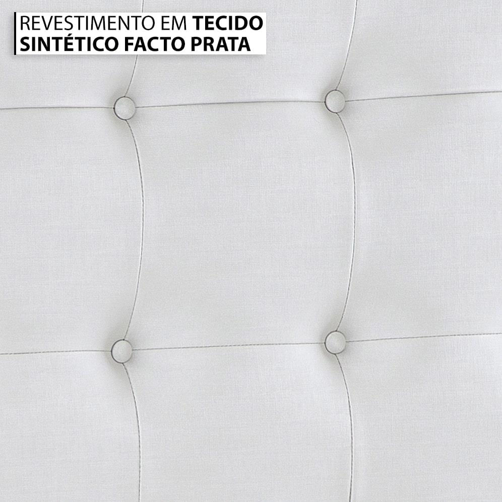 Cama Box com Cabeceira Queen Herval Leeds, Molas Maxspring, 69x158x198 cm