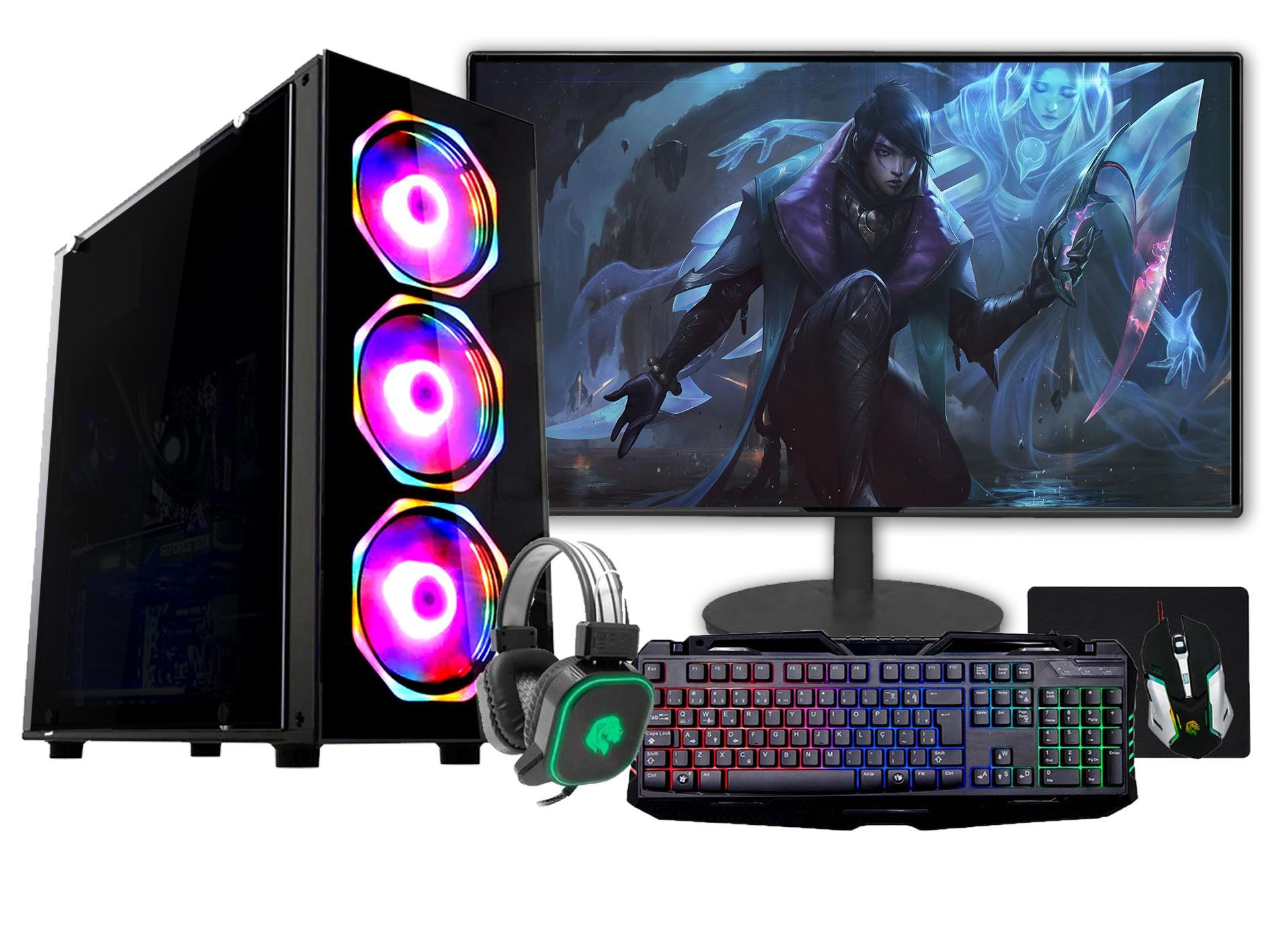 Miniatura Pc Gamer Completo Intel I7 4 16Gb Gtx 1650 4Gb Ssd 240Gb